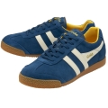 Gola Sneaker Harrier Suede-Leder marineblau/weiss/gelb Herren